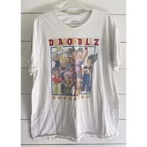 Dragon Ball Z White Tee Shirt Size XL